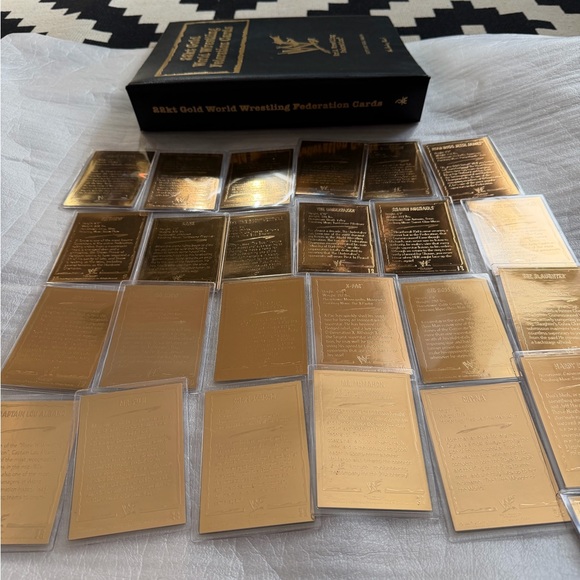 Gold Wrestling Federation Cards Collection 25 collectible cards.